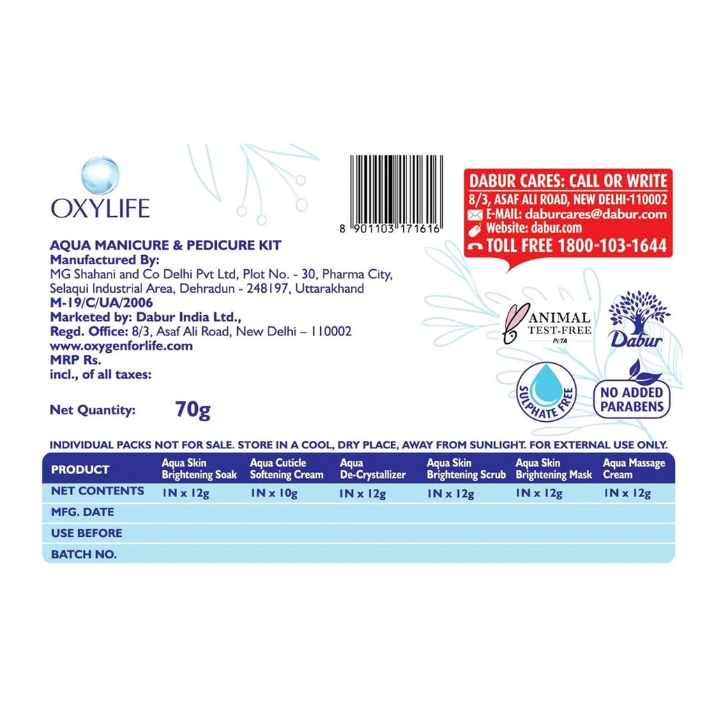 Oxylife Aqua Manicure Pedicure Kit