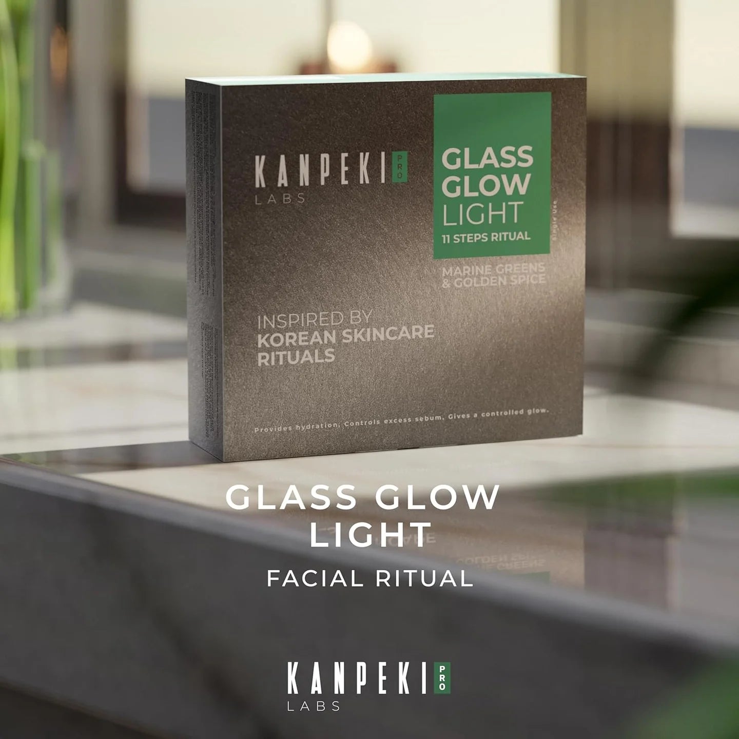 Kanpeki Pro 11 Steps Korean Glass Glow Light Facial Kit (312gm)