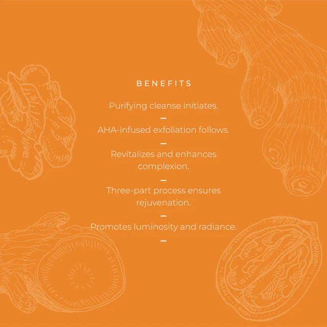 KANPEKI Ginger & Walnut 10 STEPS FACIAL