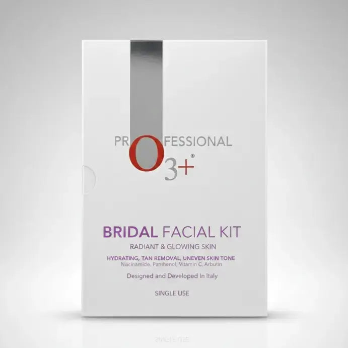 O3+ Bridal Radiant Facial Kit is a complete 10-step professional skincare treatment