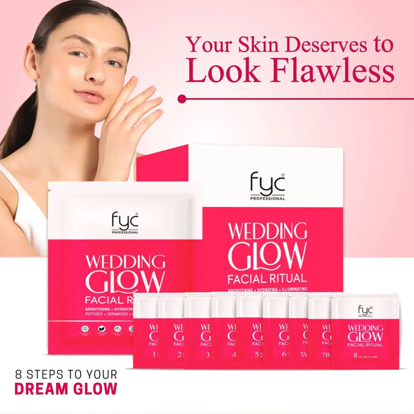 Fyc Professional Wedding Glow Facial Ritual 8 Step Facial Kit - 5 Kits
