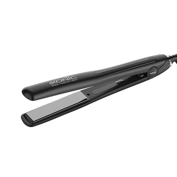 Ikonic Professional Titanium Slim Hair Straightener 1 inch - Black