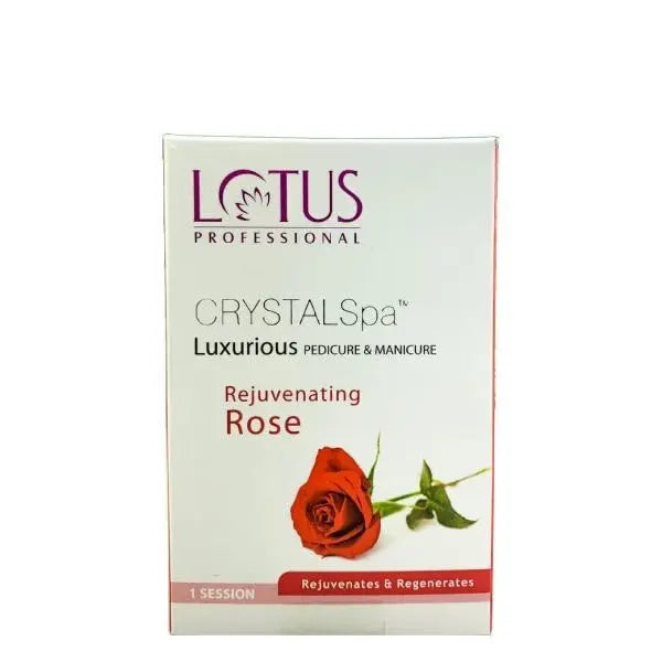 Lotus Professional Crystal Spa Rose Manicure Pedicure Kit Single Use