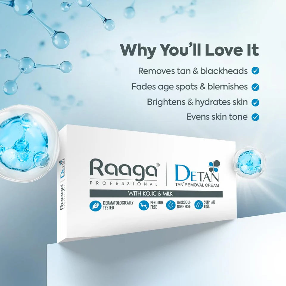 Raaga Professional De-Tan Tan Removal Cream – 72 gm