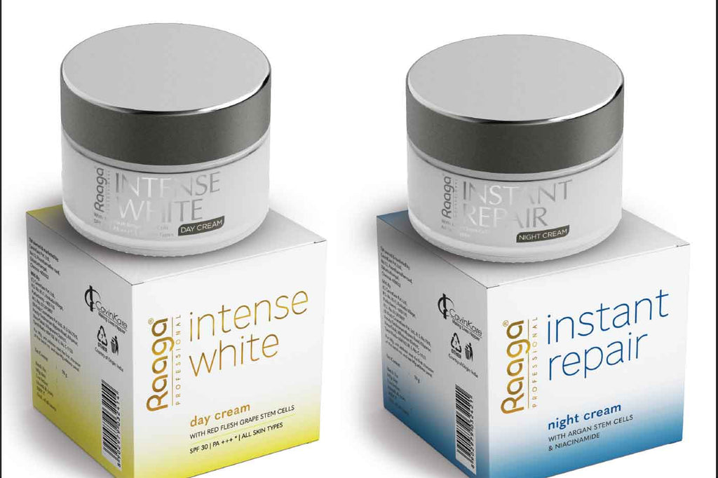 Raaga Intense White Day Cream & Instant Repair Night Cream Combo