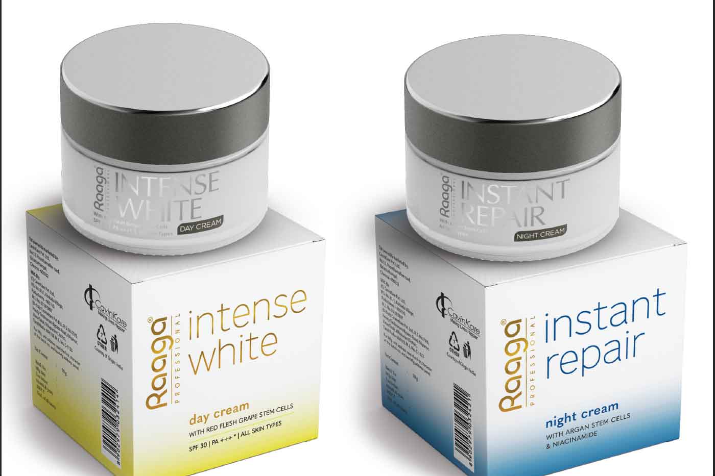 Raaga Intense White Day Cream & Instant Repair Night Cream Combo