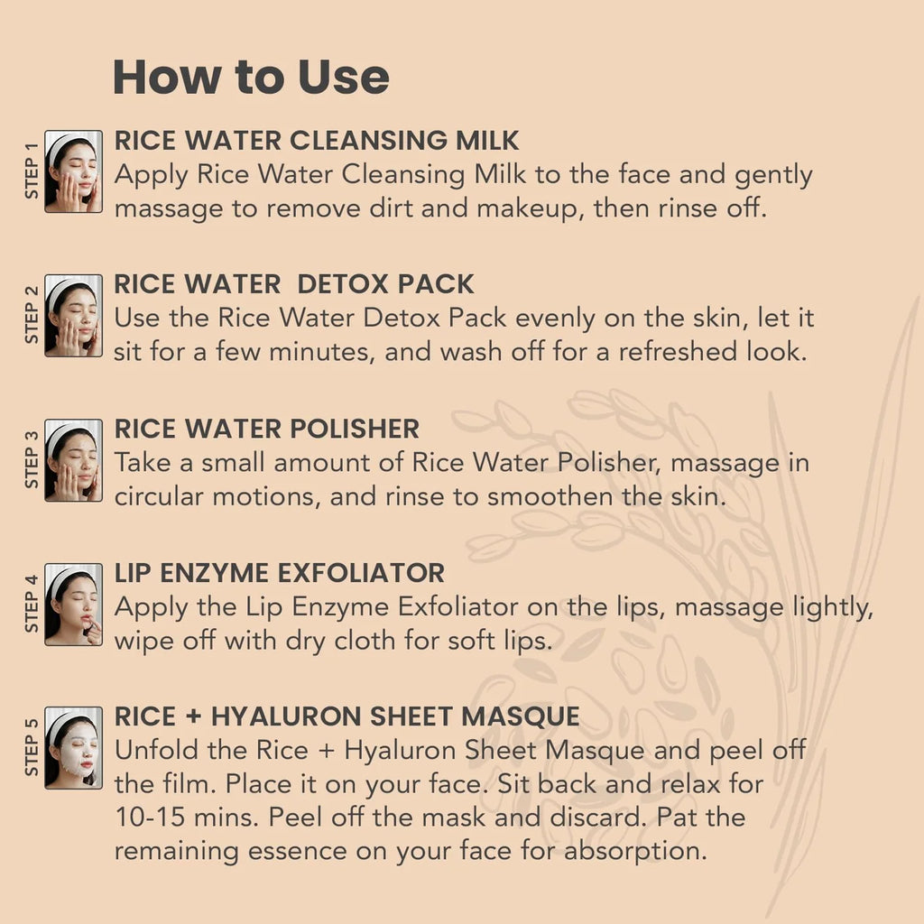 Sara Korean Glass Glow Facial Kit