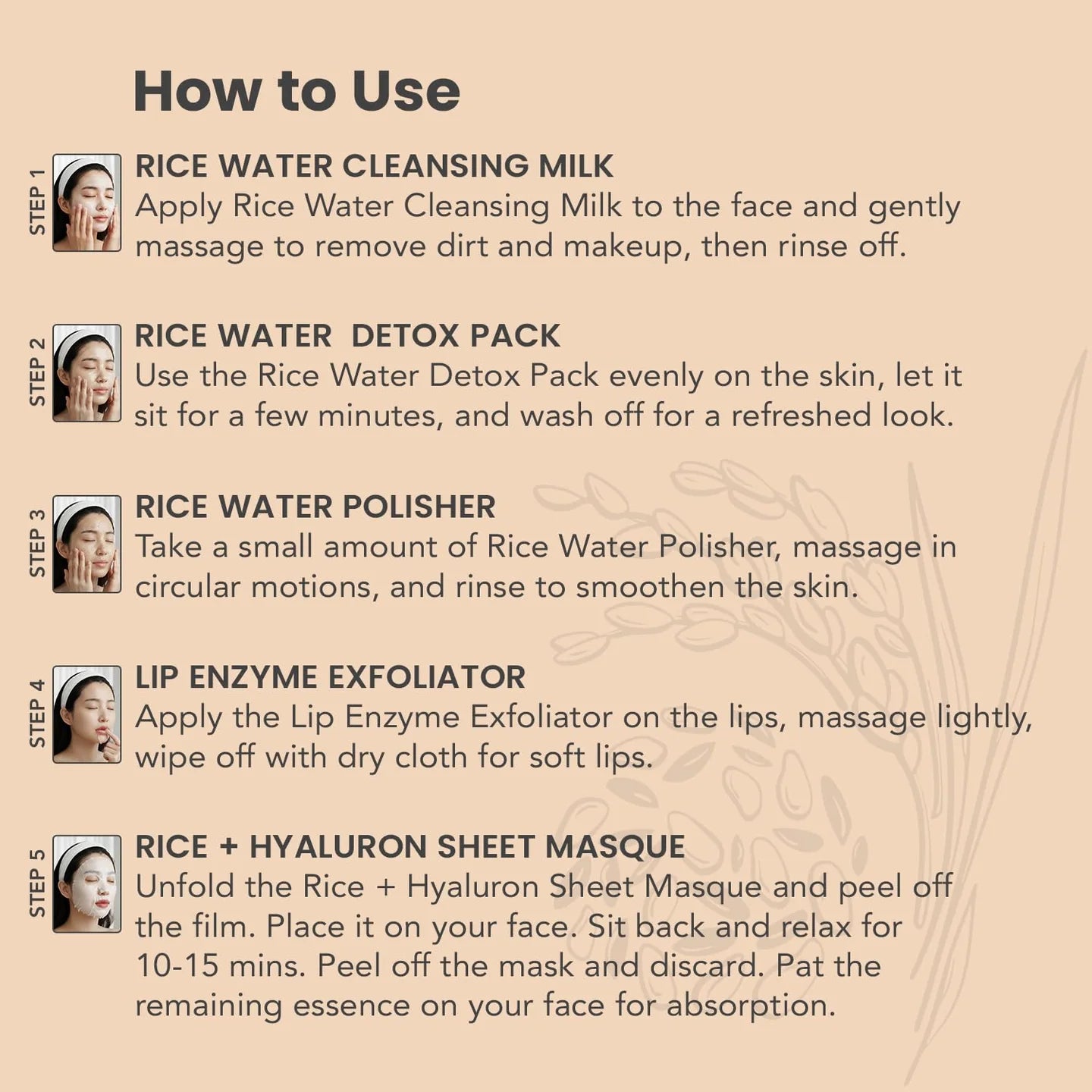 Sara Korean Glass Glow Facial Kit
