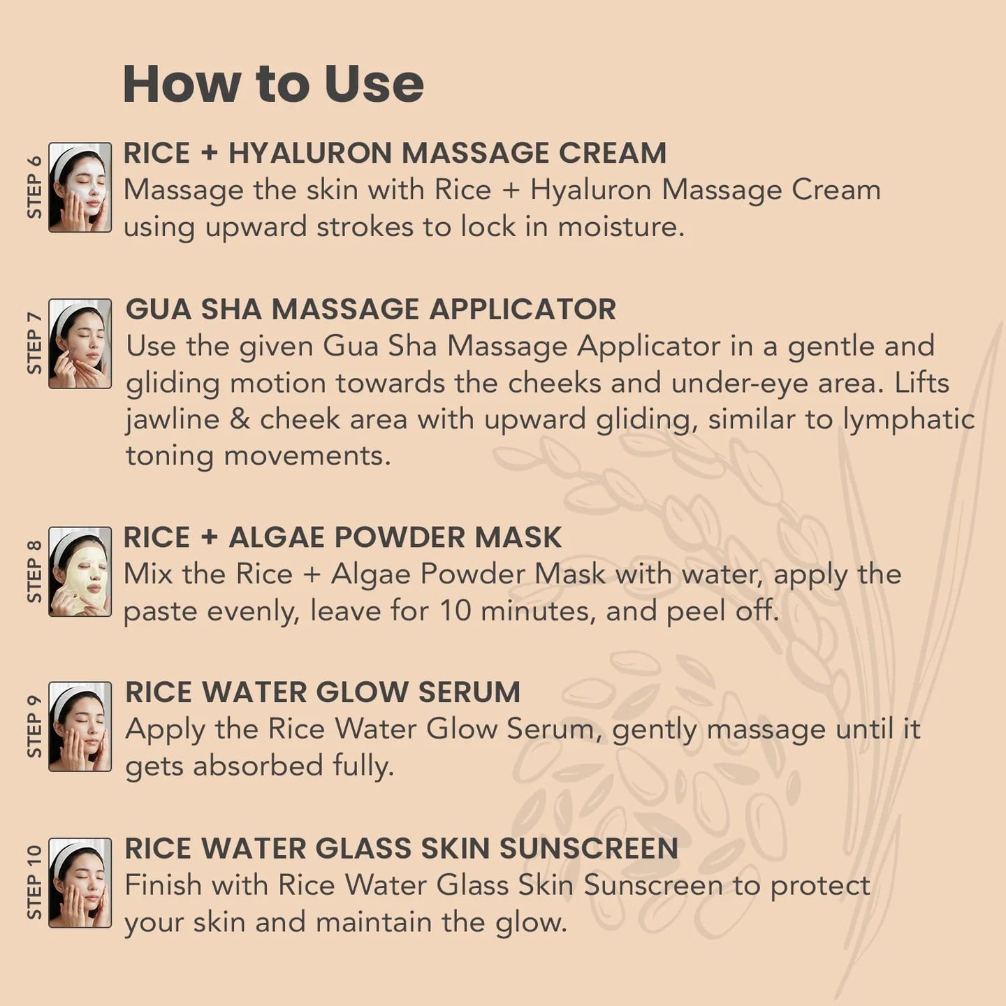 Sara Korean Glass Glow Facial Kit