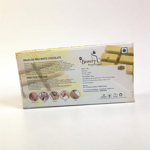 Brazilian Wax 500gm | Hard Wax for Bikini, Underarms & Face | Stripless Formula