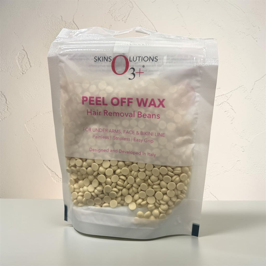 O3 Bean Wax 100gm | Hard Wax for Face & Body | Easy Melt Stripless Formula