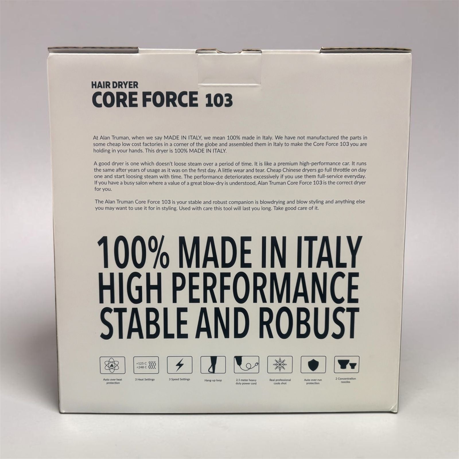 Alan Truman Core Force 103 Hair Dryer – Powerful & Fast Drying Professional Dryer