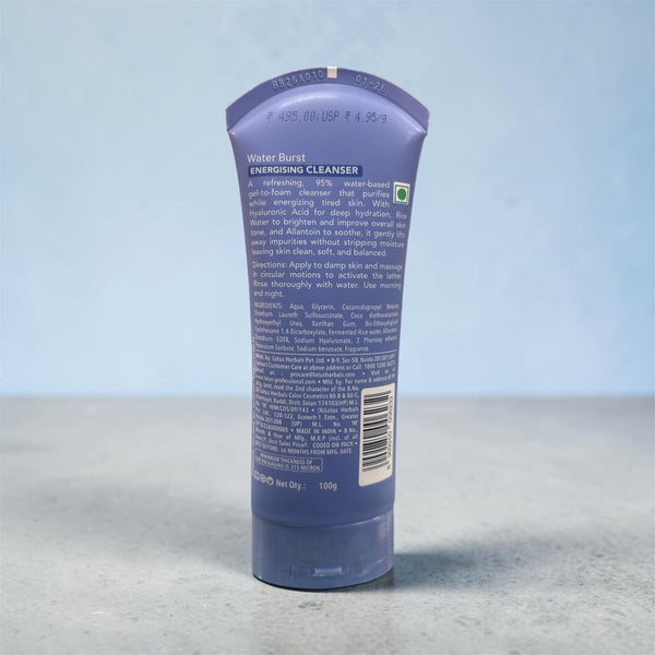 Lotus Professional Water Burst Face Wash – Hydrating & Refreshing Cleanser