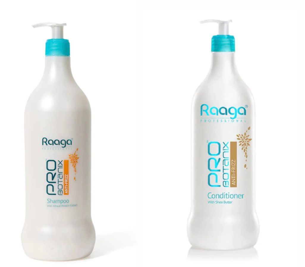 Raaga Professional Shampoo | 1000 ml & Conditioner | 1000 ml | Anti Frizz