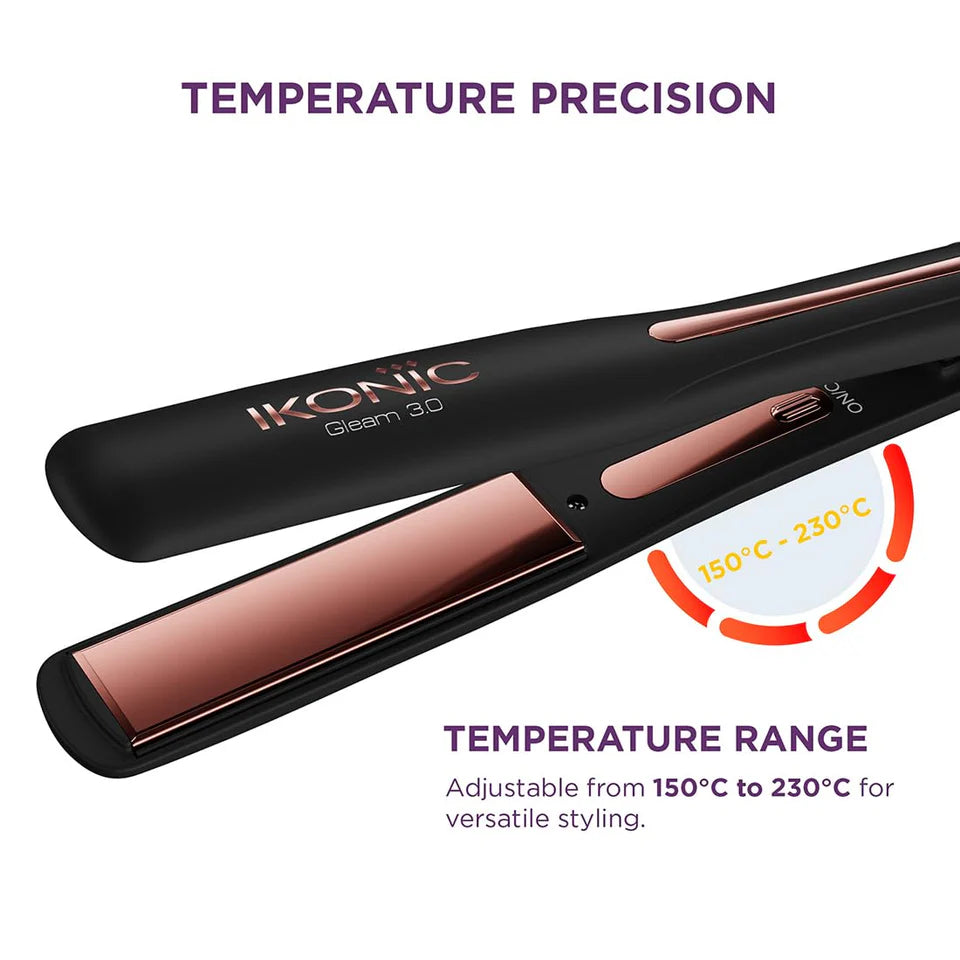 Ikonic Professional Gleam Hair Straightener 3.0