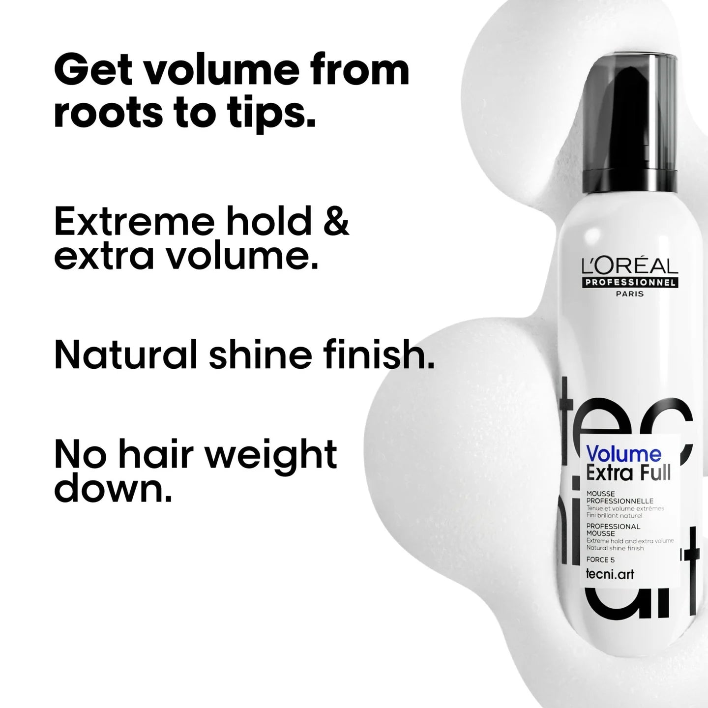 Tecni Art Volume Extra Full Mousse - Force 5 (250ml)