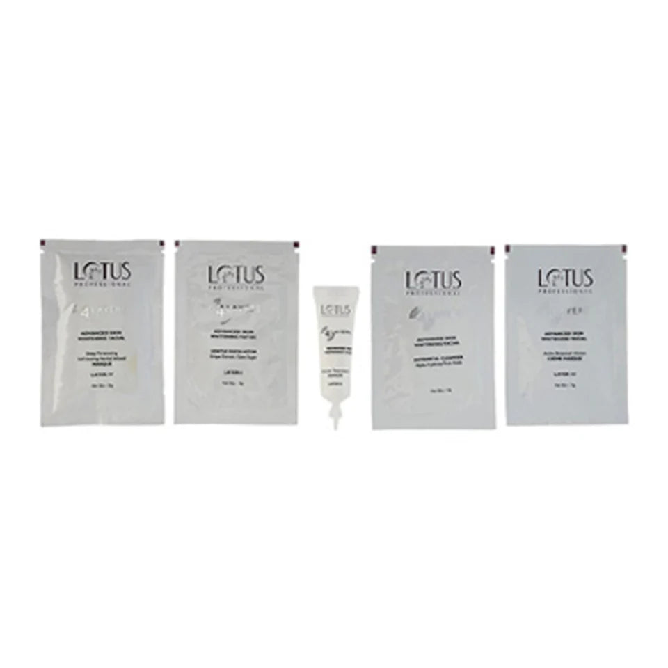 Lotus Professional 4 Layers Advanced Skin Whitening Facial Kit (6 Sessions)