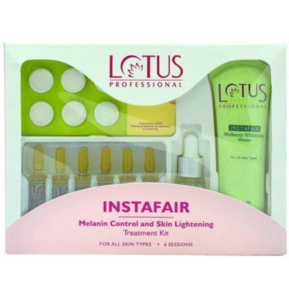 Lotus Professional Instafair Melanin Control and Skin Lightening Treatment Kit (6 SESSIONS)