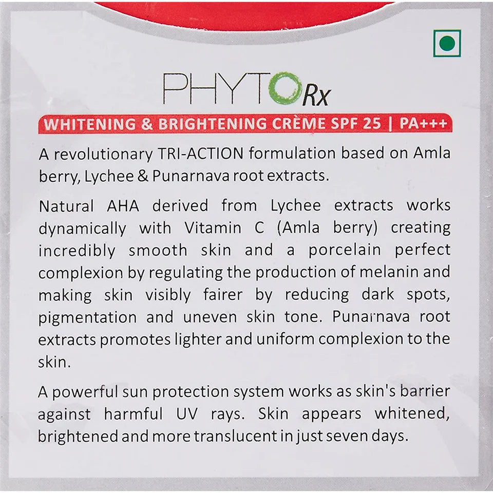 Lotus Professional PhytoRx Whitening & Brightening Day Cream Spf 25 PA+++ (50gm)