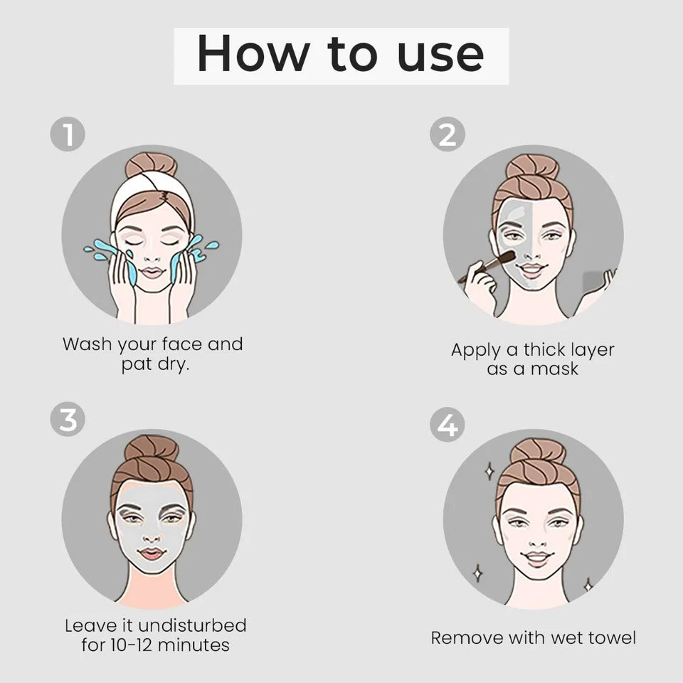 O3+ D-TAN Face Pack for Tan Removal, Brightening & Glow Boosting | For All Skin Types (50gm)