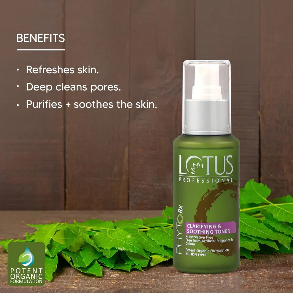 Lotus Professional Phyto-Rx Clarifying & Soothing Toner (100ml)