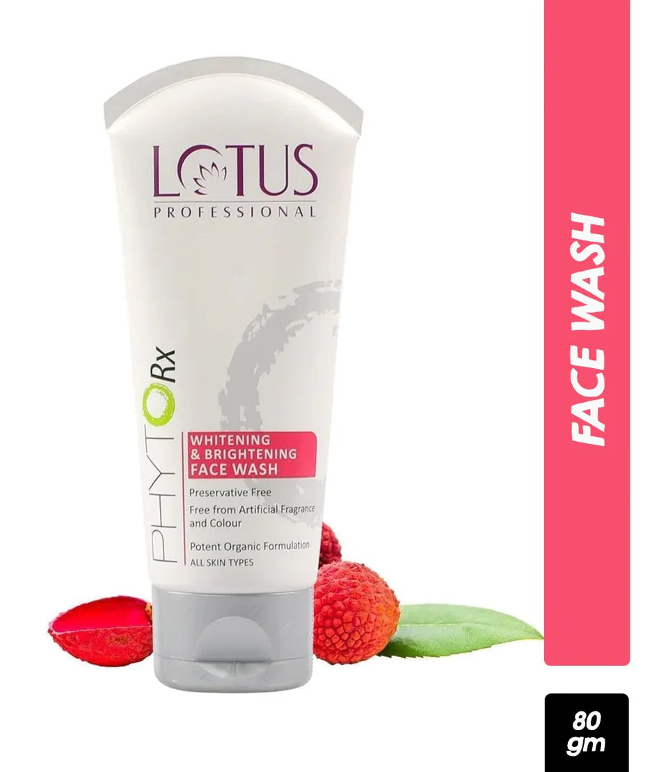 Lotus Professional Phyto-Rx Whitening & Brightening Face Wash (80gm)