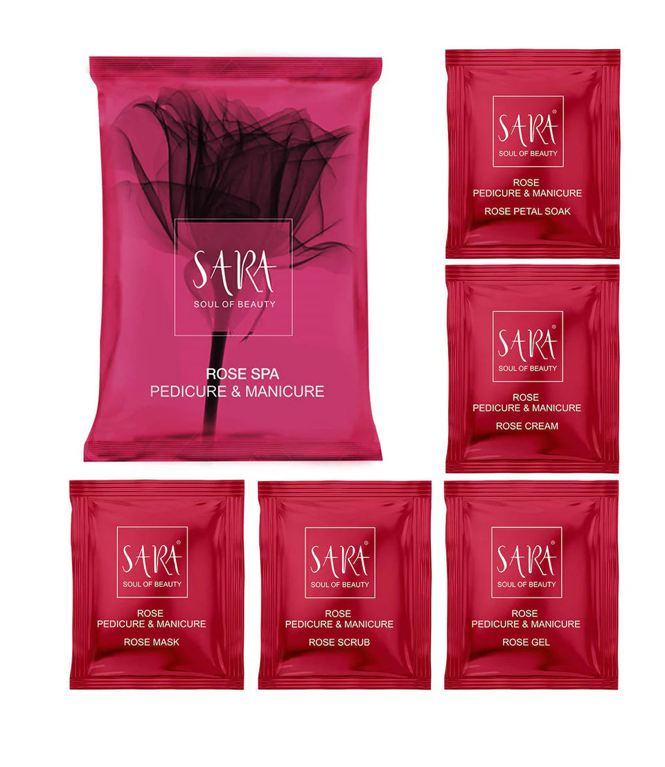 Sara Rose SPA Pedicure Manicure Kit For Soft & Relaxed Hands and Feet