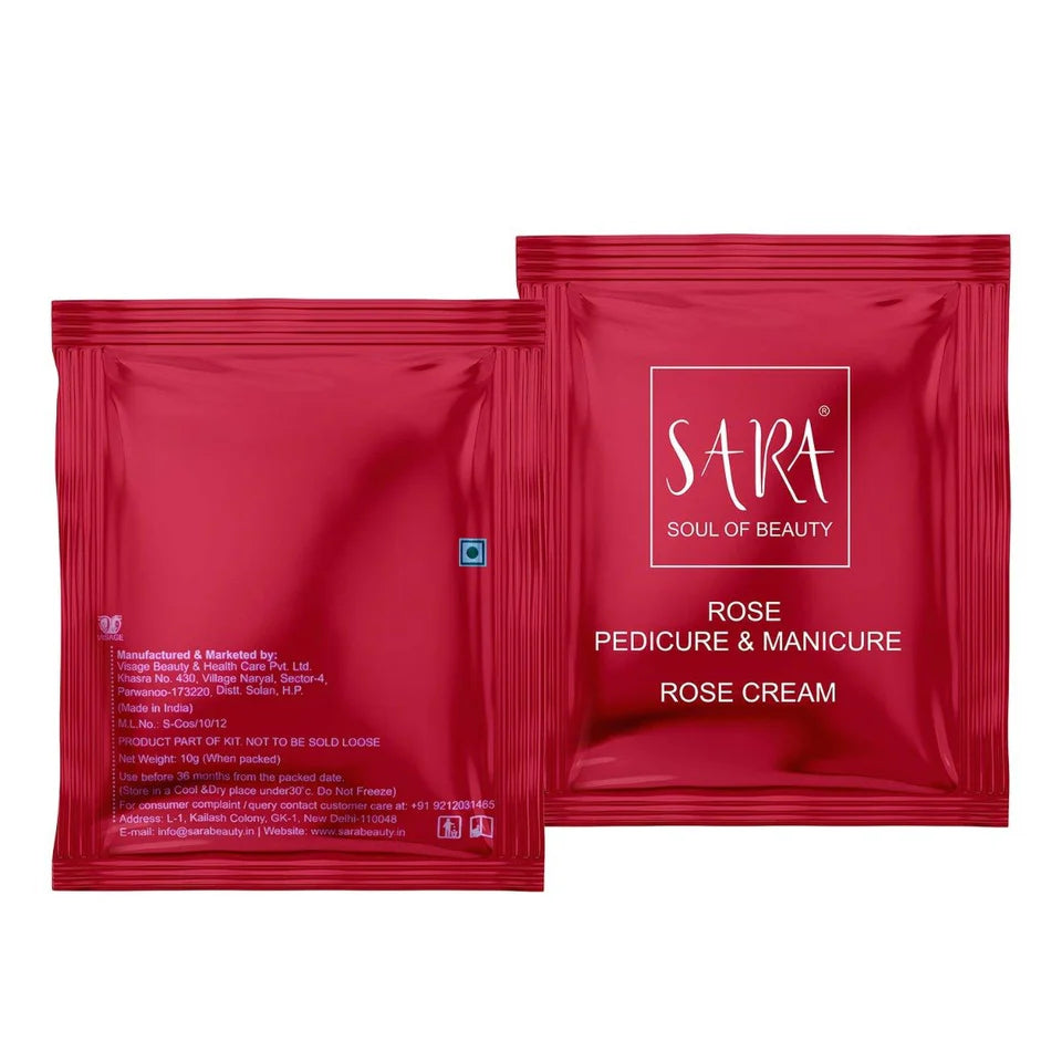 Sara Rose SPA Pedicure Manicure Kit For Soft & Relaxed Hands and Feet