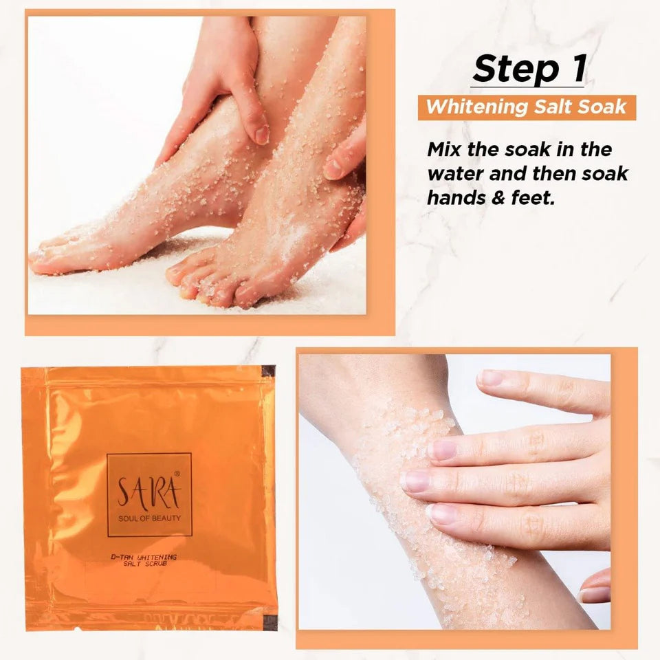 Sara Whitening D-tan Pedicure And Manicure Kit
