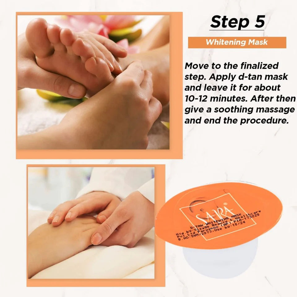 Sara Whitening D-tan Pedicure And Manicure Kit