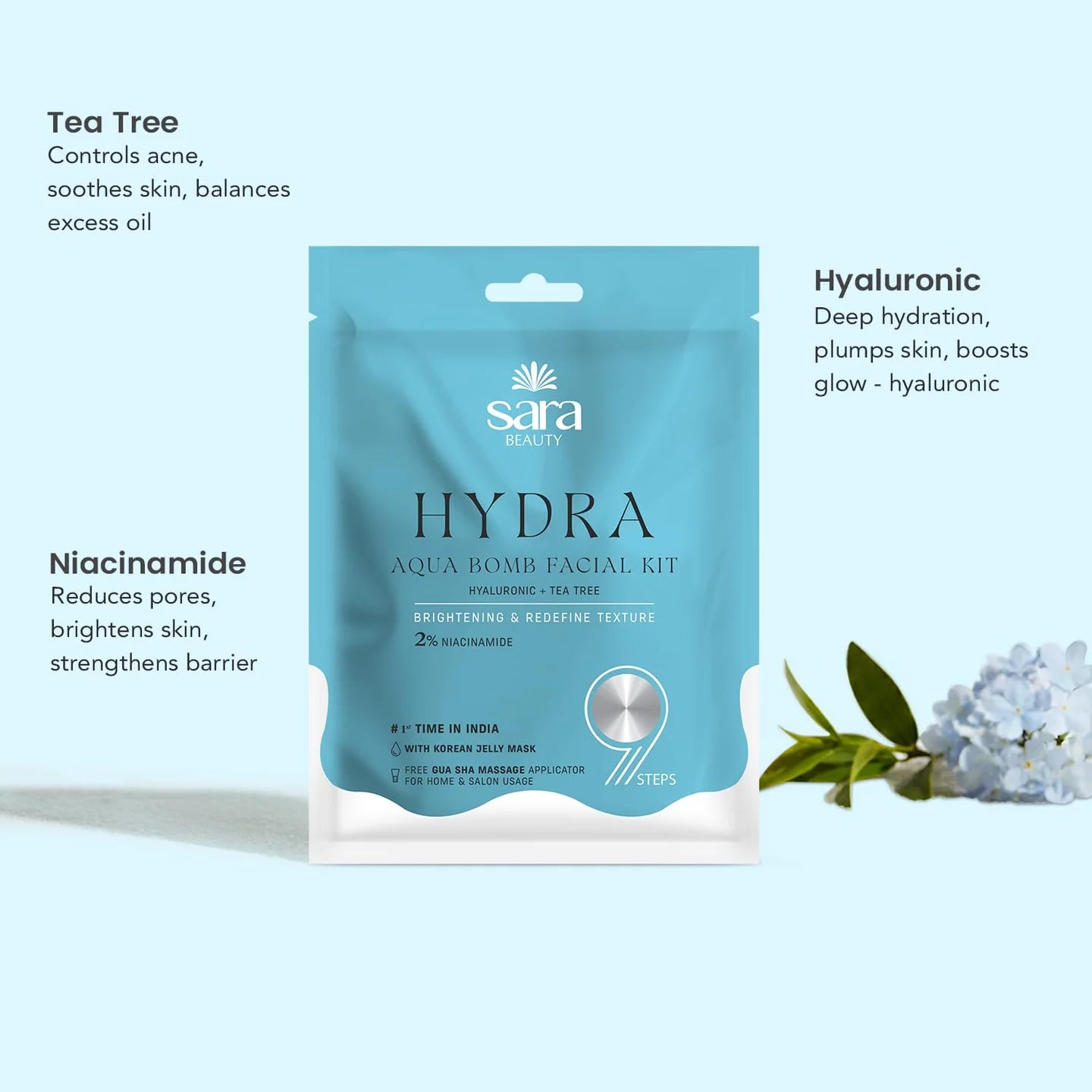 Sara Hydra Facial Kit pack of 6